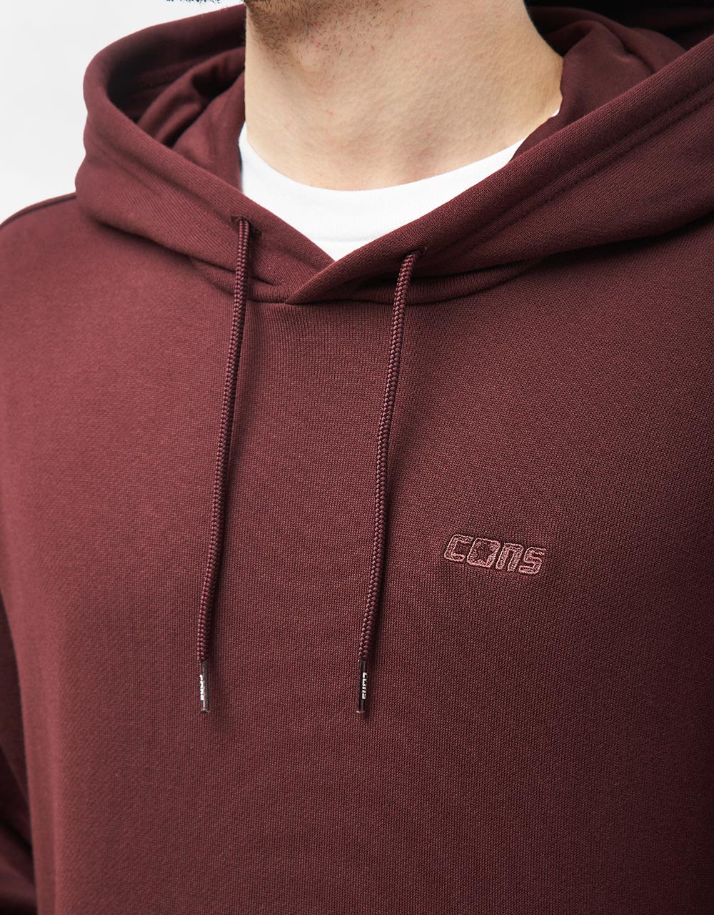 Converse Cons Premium Loose-Fit Pullover Hoodie - Bloodstone