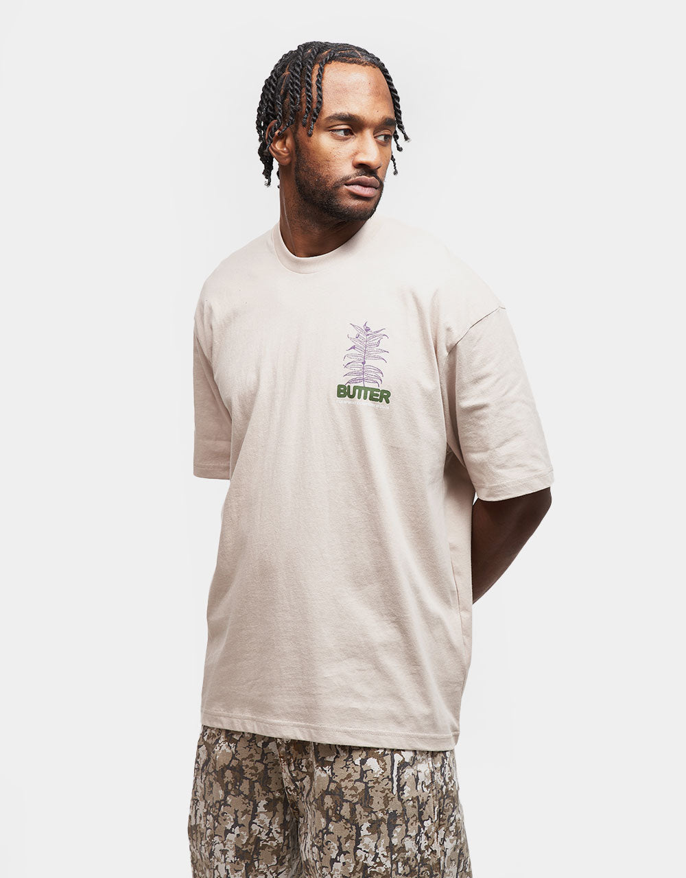 Butter Goods Earth T-Shirt - Sand