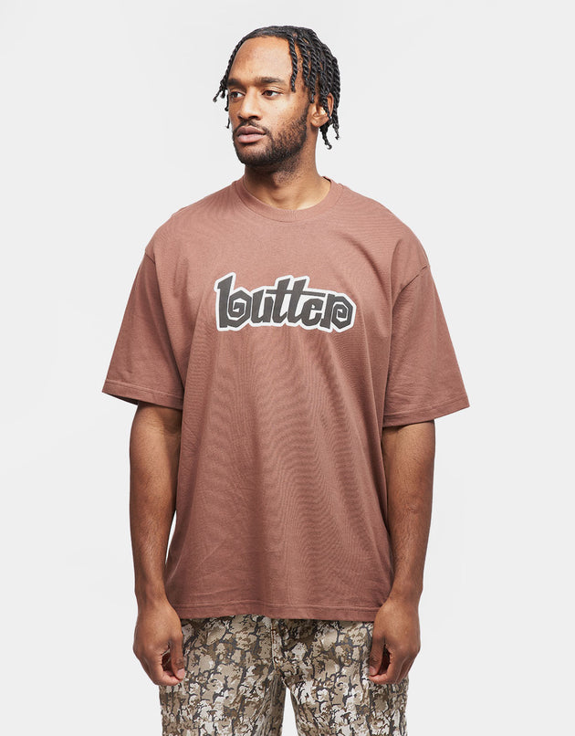 Butter Goods Swirl T-Shirt - Brown