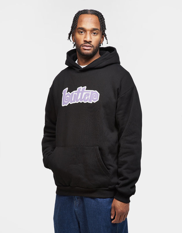 Butter Goods Swirl Pullover Hoodie - Black