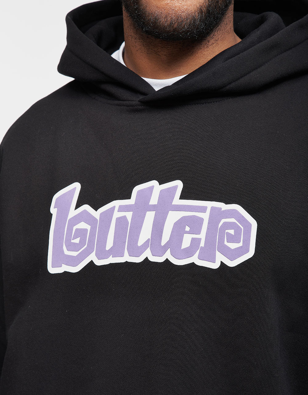 Butter Goods Swirl Pullover Hoodie - Black