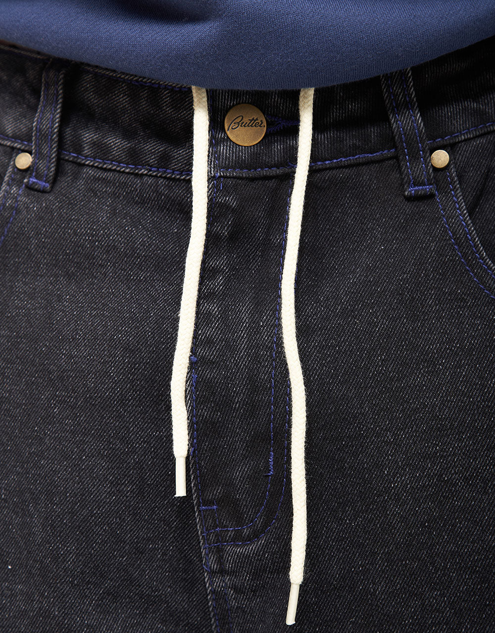 Butter Goods Spider Denim Jeans - Washed Black