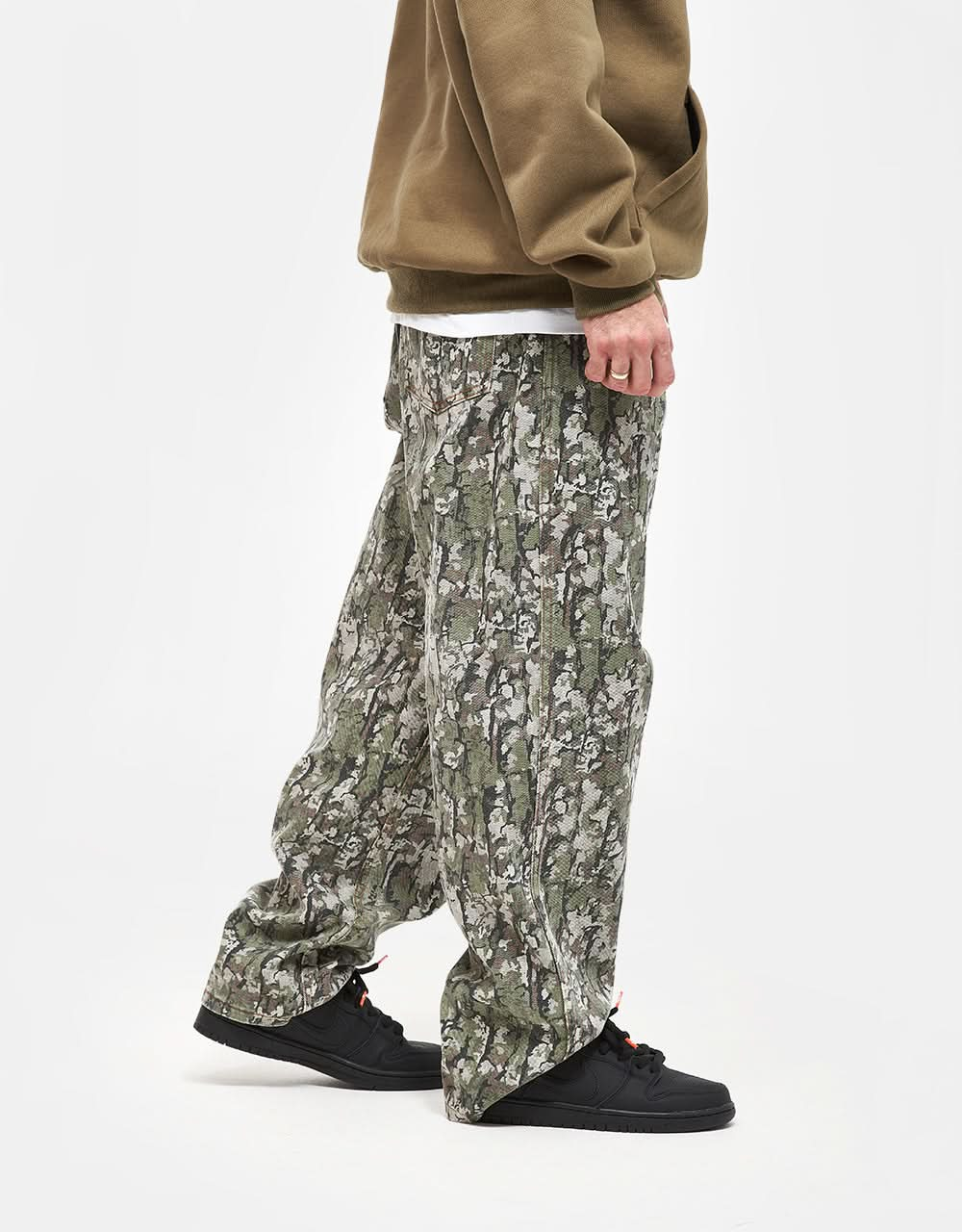 Butter Goods Bark Camo Denim Jeans - Army