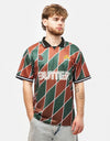 Butter Goods Football Jersey - Green/Brown