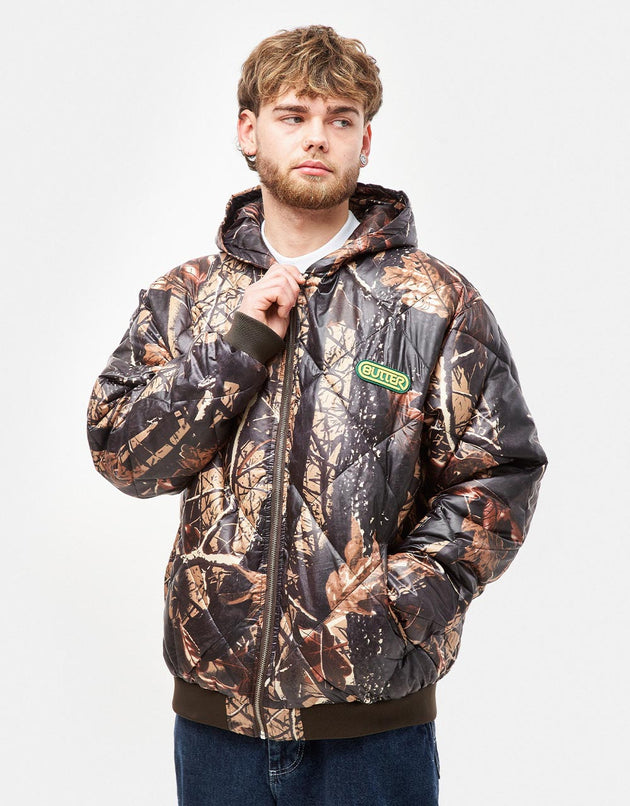 Butter Goods Hooded Work Jacket - Camo