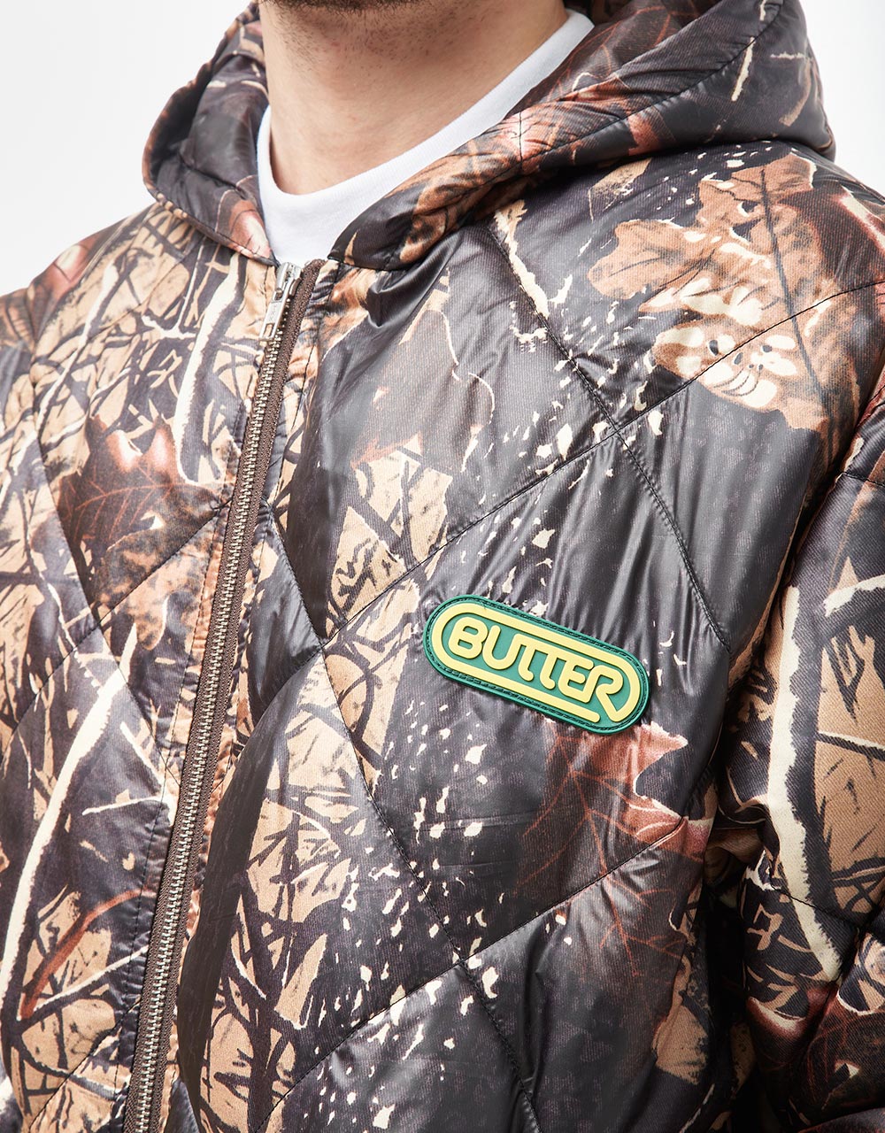 Butter Goods Hooded Work Jacket - Camo