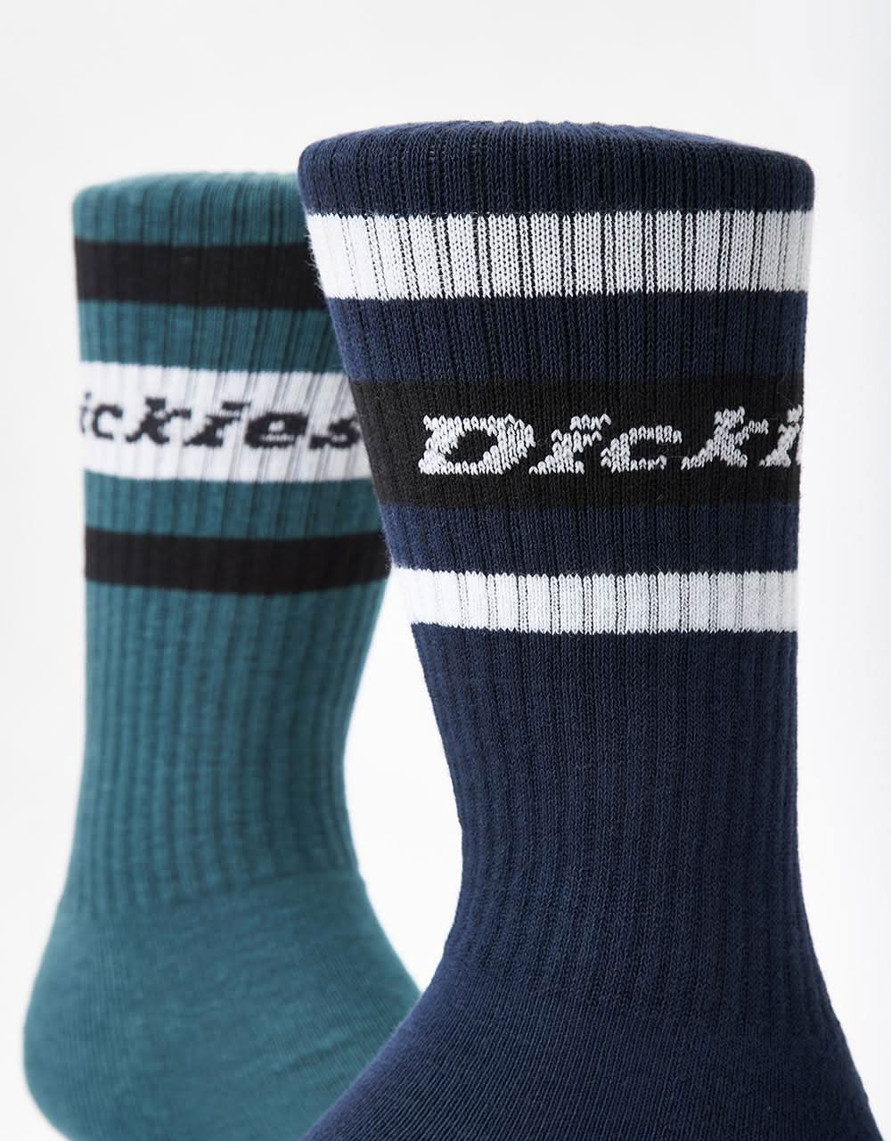 Dickies Genola 2 Pack Crew Socks - Lincoln Green