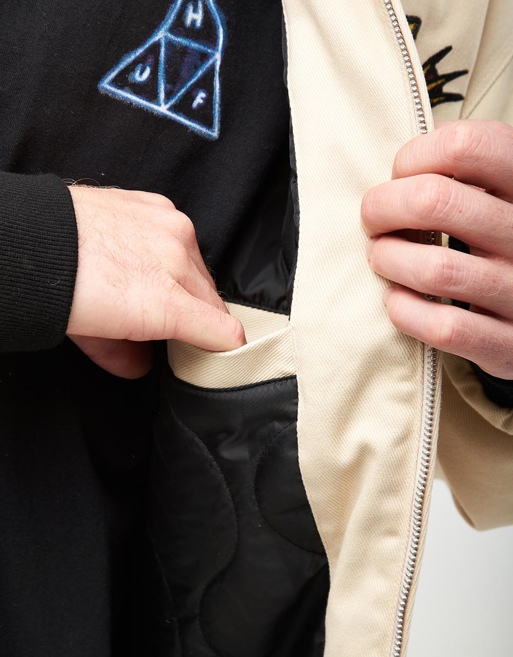 HUF x Tyler Bledsoe Work Jacket - Natural