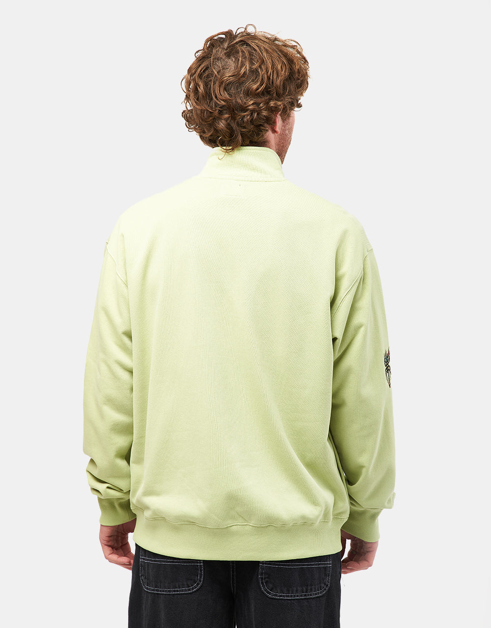 HUF x Tyler Bledsoe Quarter Zip Fleece - Pistachio