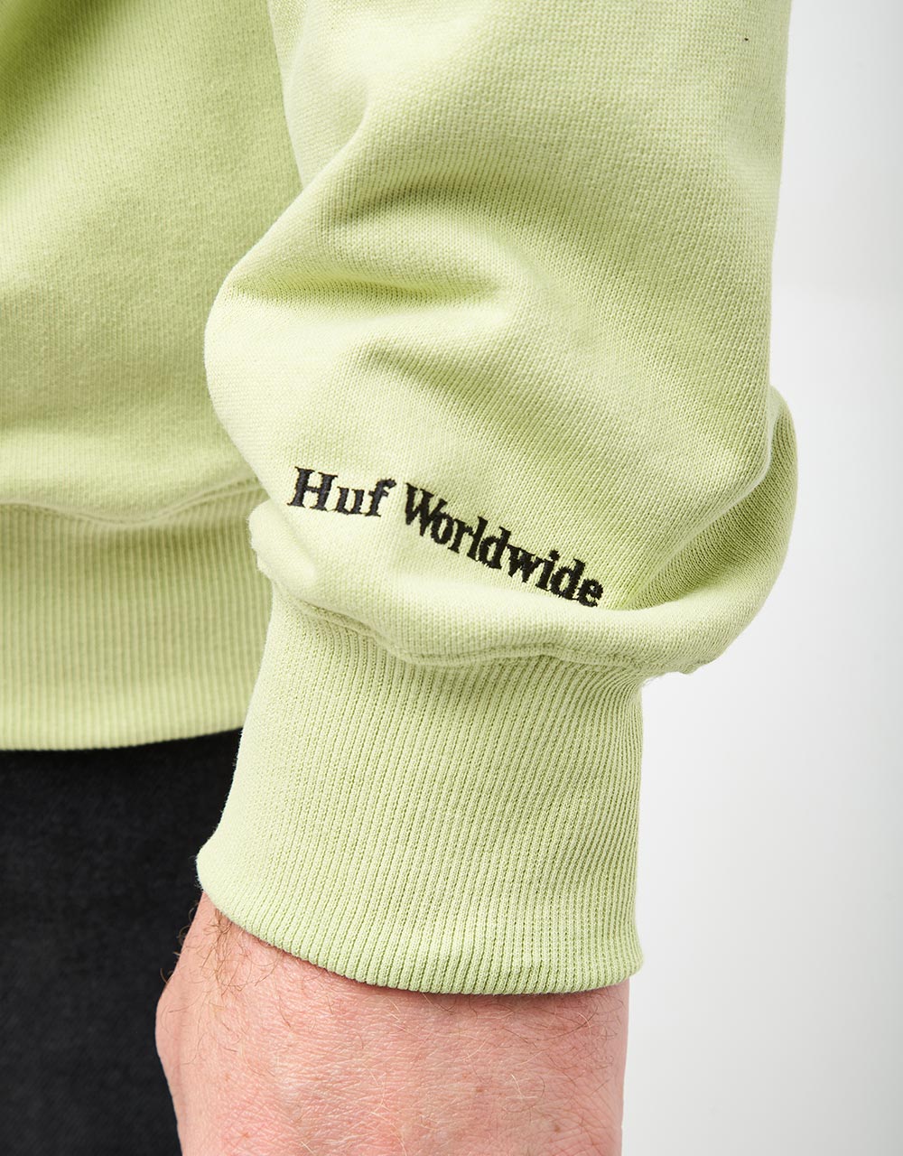 HUF x Tyler Bledsoe Quarter Zip Fleece - Pistachio