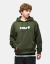 HUF Blur Pullover Hoodie - Hunter Green