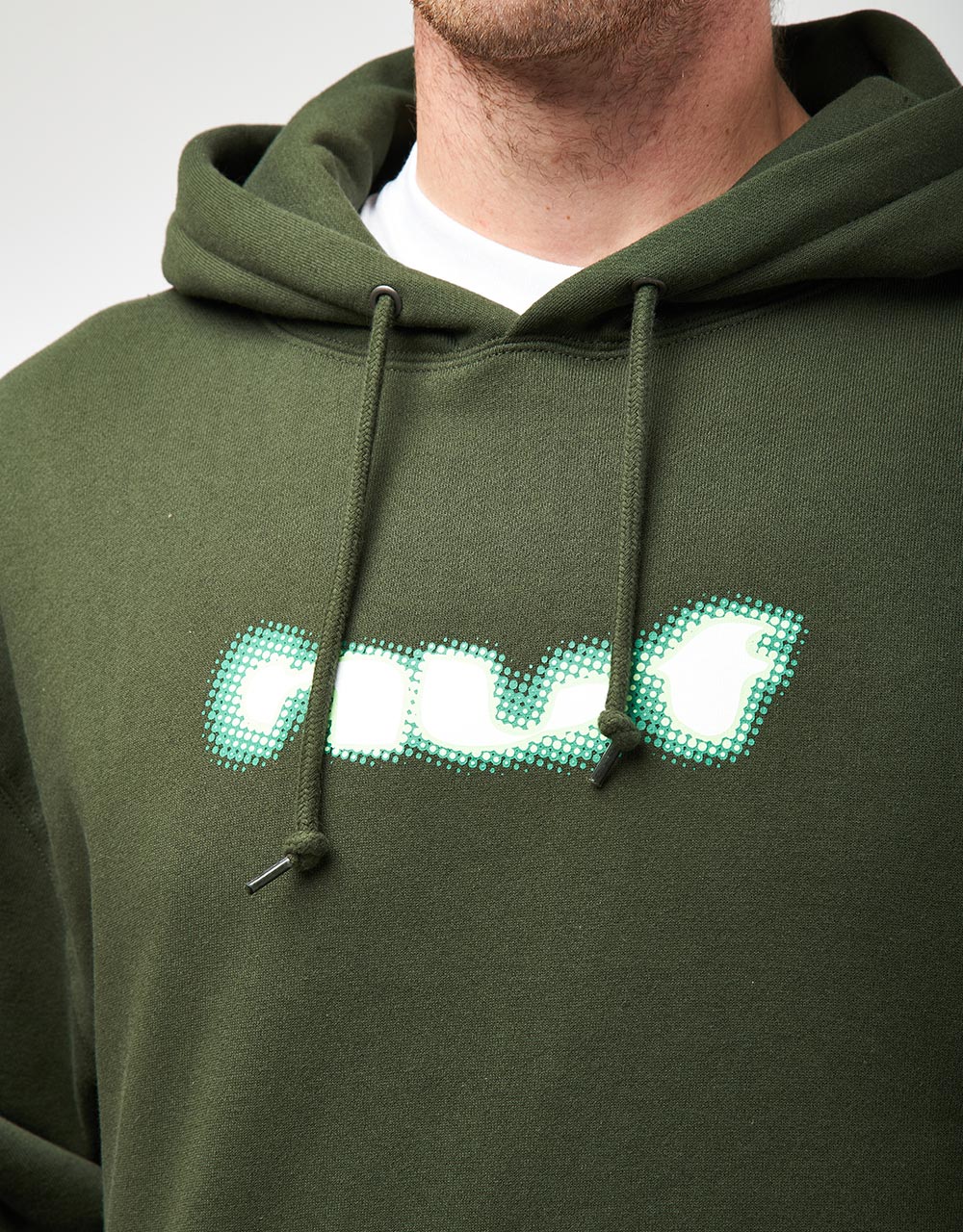 HUF Blur Pullover Hoodie - Hunter Green