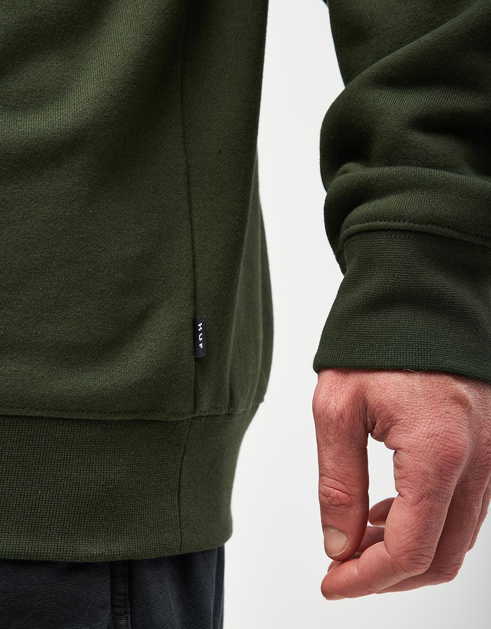 HUF Blur Pullover Hoodie - Hunter Green