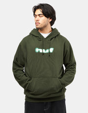 HUF Blur Pullover Hoodie - Hunter Green