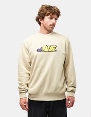 HUF Dog Sense Crewneck - Stone