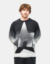 HUF Horizon Mohair Crewneck Sweater - Charcoal