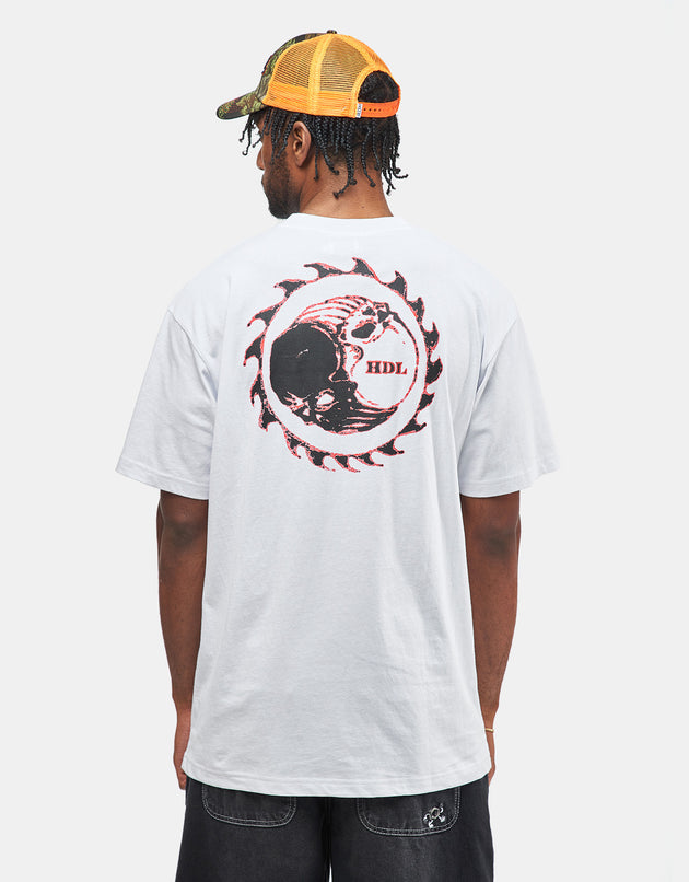 Hoddle Thunderdome Pocket T-Shirt - White