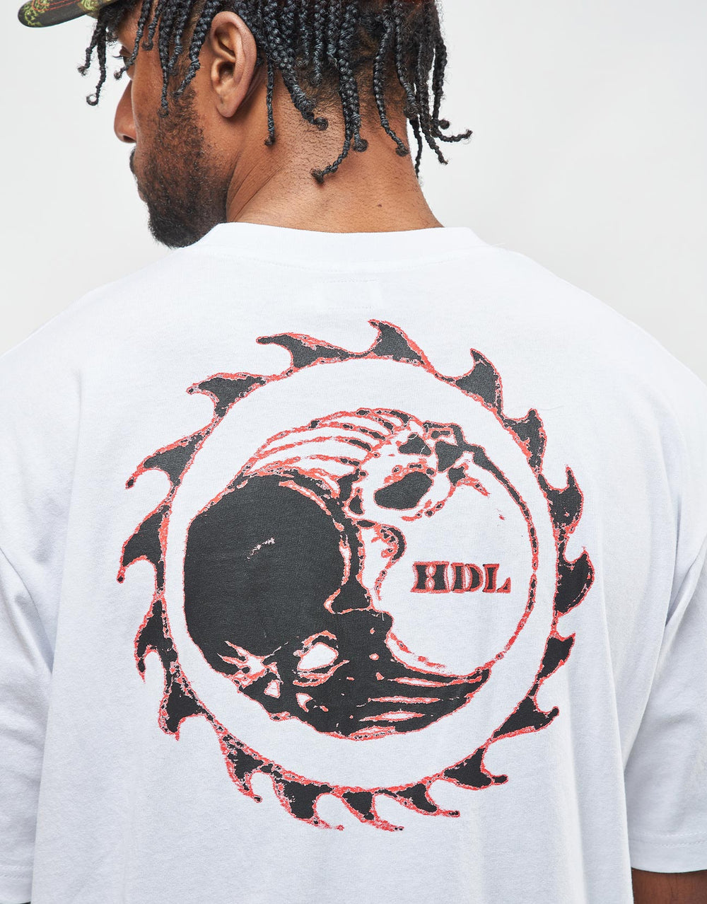 Hoddle Thunderdome Pocket T-Shirt - White