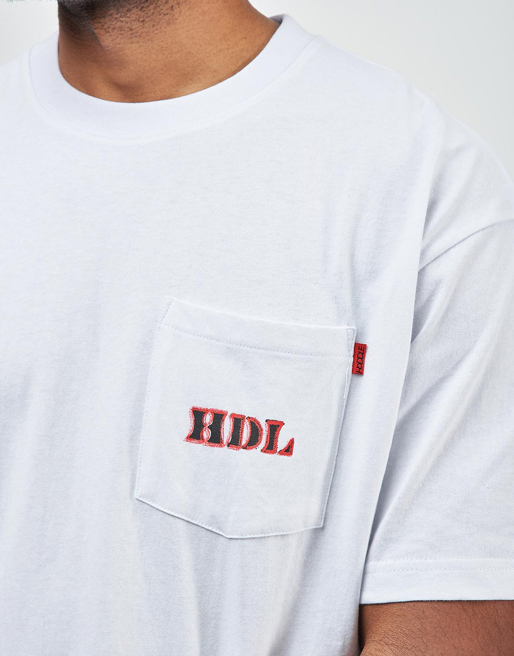 Hoddle Thunderdome Pocket T-Shirt - White