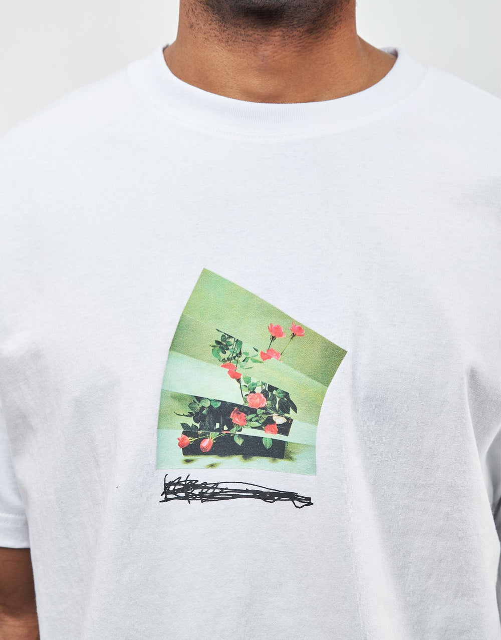 Hoddle Flowers T-Shirt - White