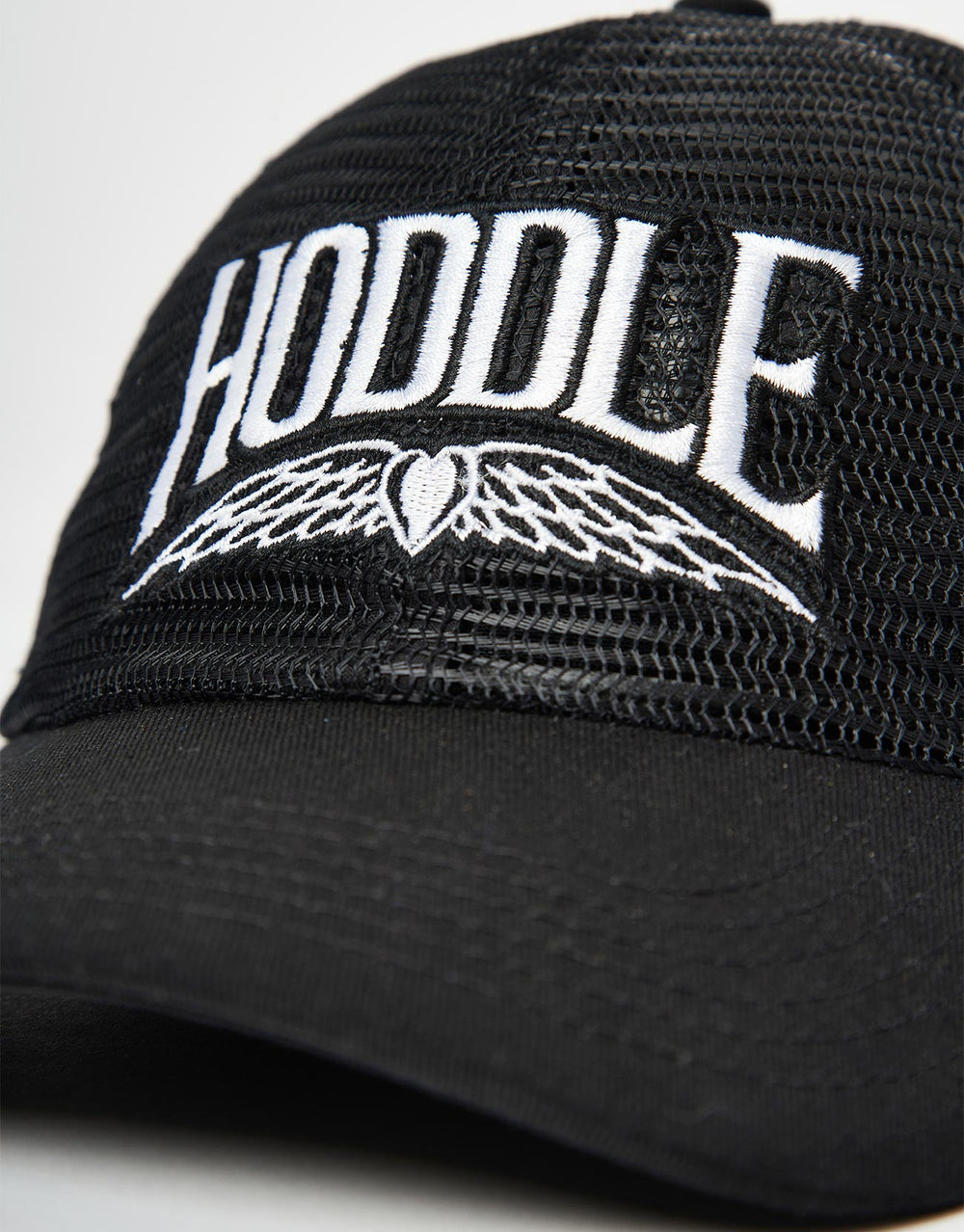 Hoddle Heart Trucker Cap - Black/White