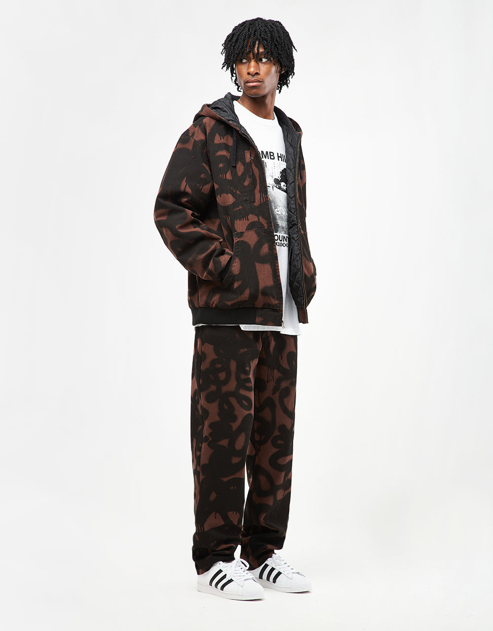 GX1000 Baggy Denim Pant - Sprayed Brown