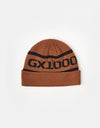 GX1000 OG Logo Beanie - Brown