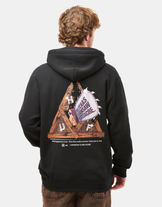 HUF x Texas Chainsaw Massacre Triple Triangle Pullover Hoodie - Black