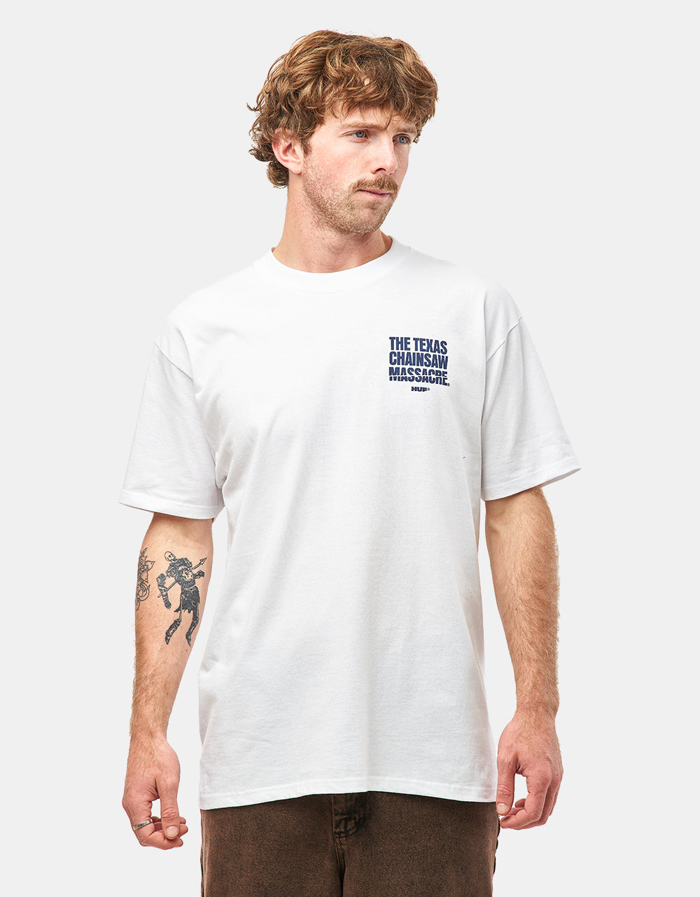 HUF x Texas Chainsaw Massacre Triple Triangle T-Shirt - White