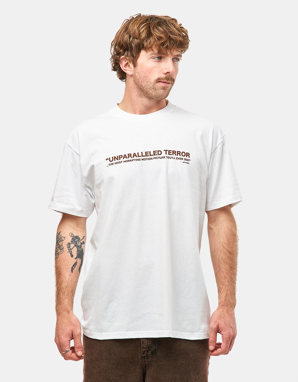 HUF x Texas Chainsaw Massacre Unparalleled Terror T-Shirt - White