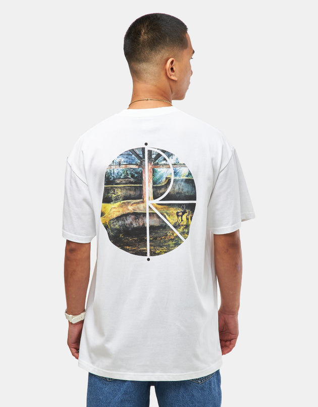 Polar Fill Logo Burnside 2084 T-Shirt - White