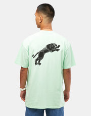 Polar Tape and Panther T-Shirt - Mint Green