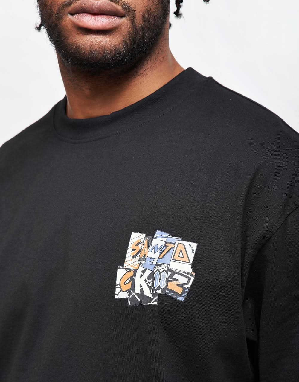 Santa Cruz Kickback T-Shirt - Black