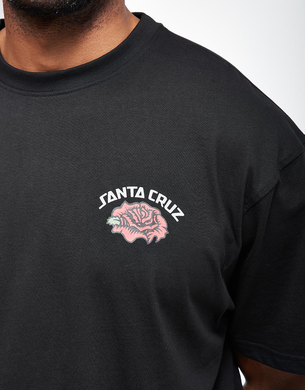 Santa Cruz Dressen Roses Solo T-Shirt - Black