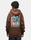 Santa Cruz x Godzilla Hand Heavyweight Pullover Hoodie - Brown