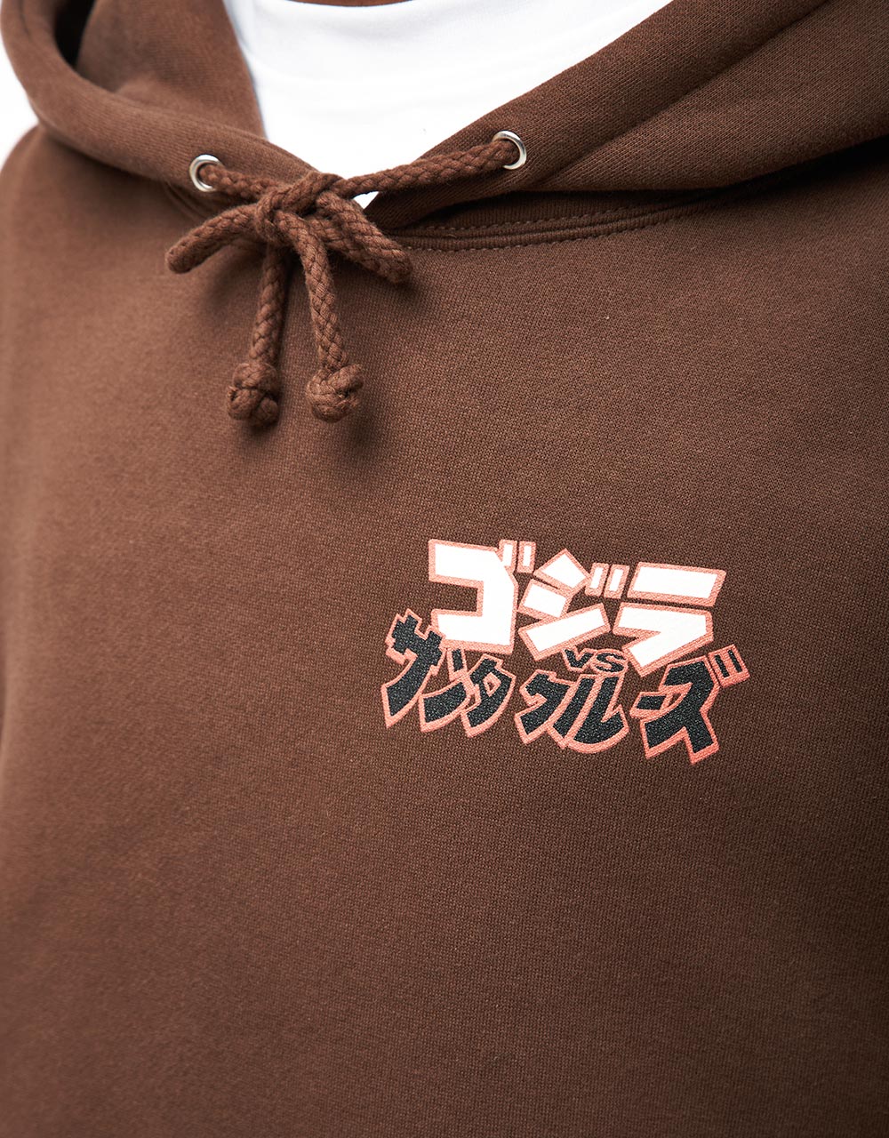 Santa Cruz x Godzilla Hand Heavyweight Pullover Hoodie - Brown