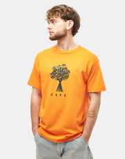 Skateboard Cafe Bouquet T-Shirt - Orange