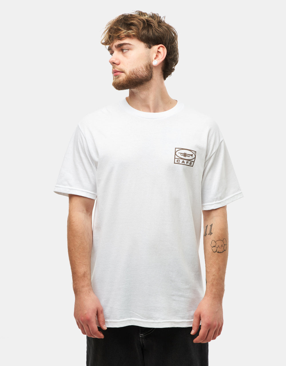 Skateboard Cafe 45 T-Shirt - Coffee