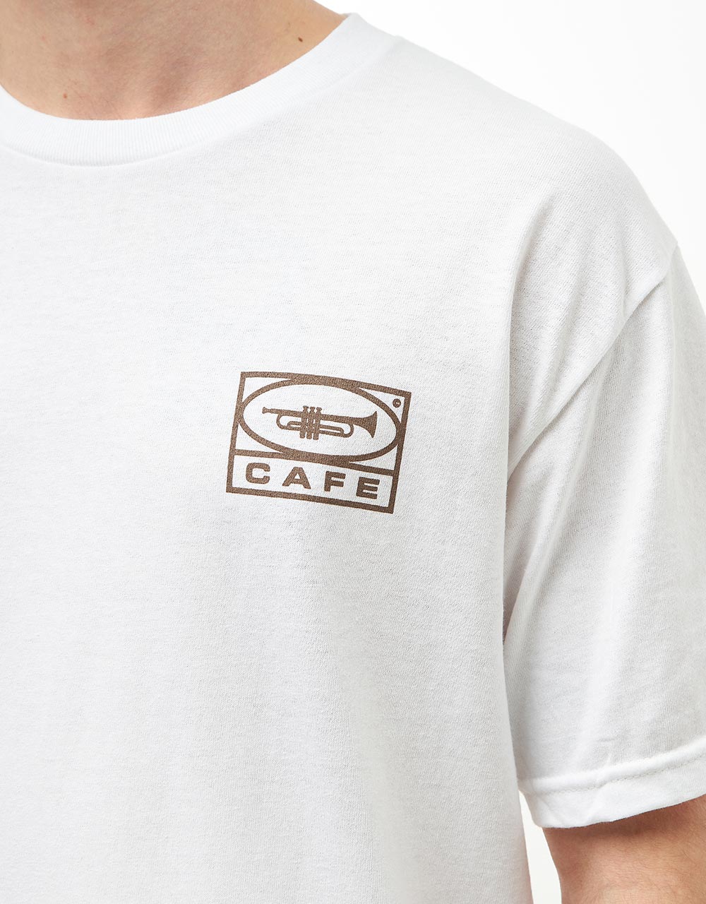 Skateboard Cafe 45 T-Shirt - Coffee