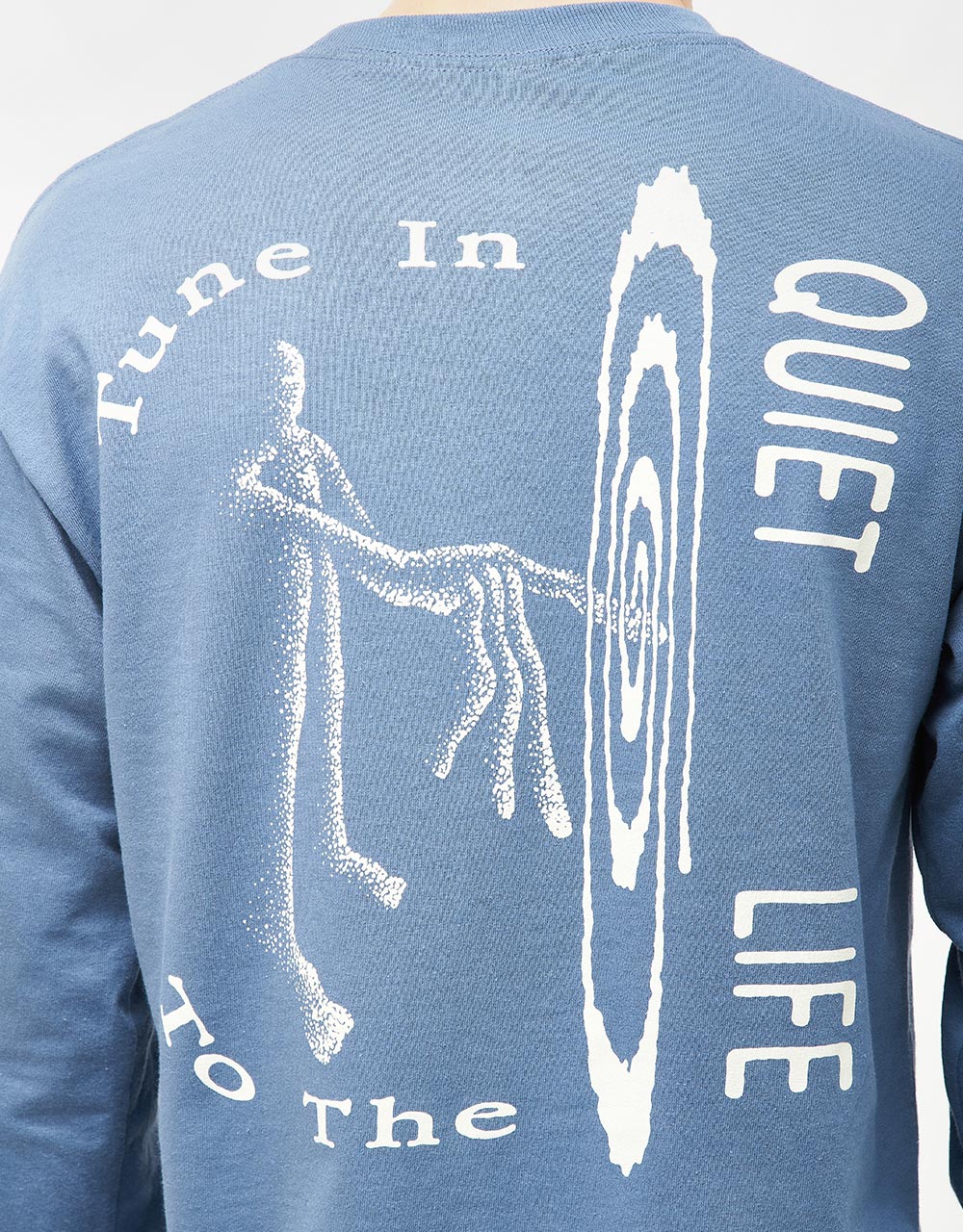 The Quiet Life x Hugo Bernier Tune In L/S T-Shirt - Slate