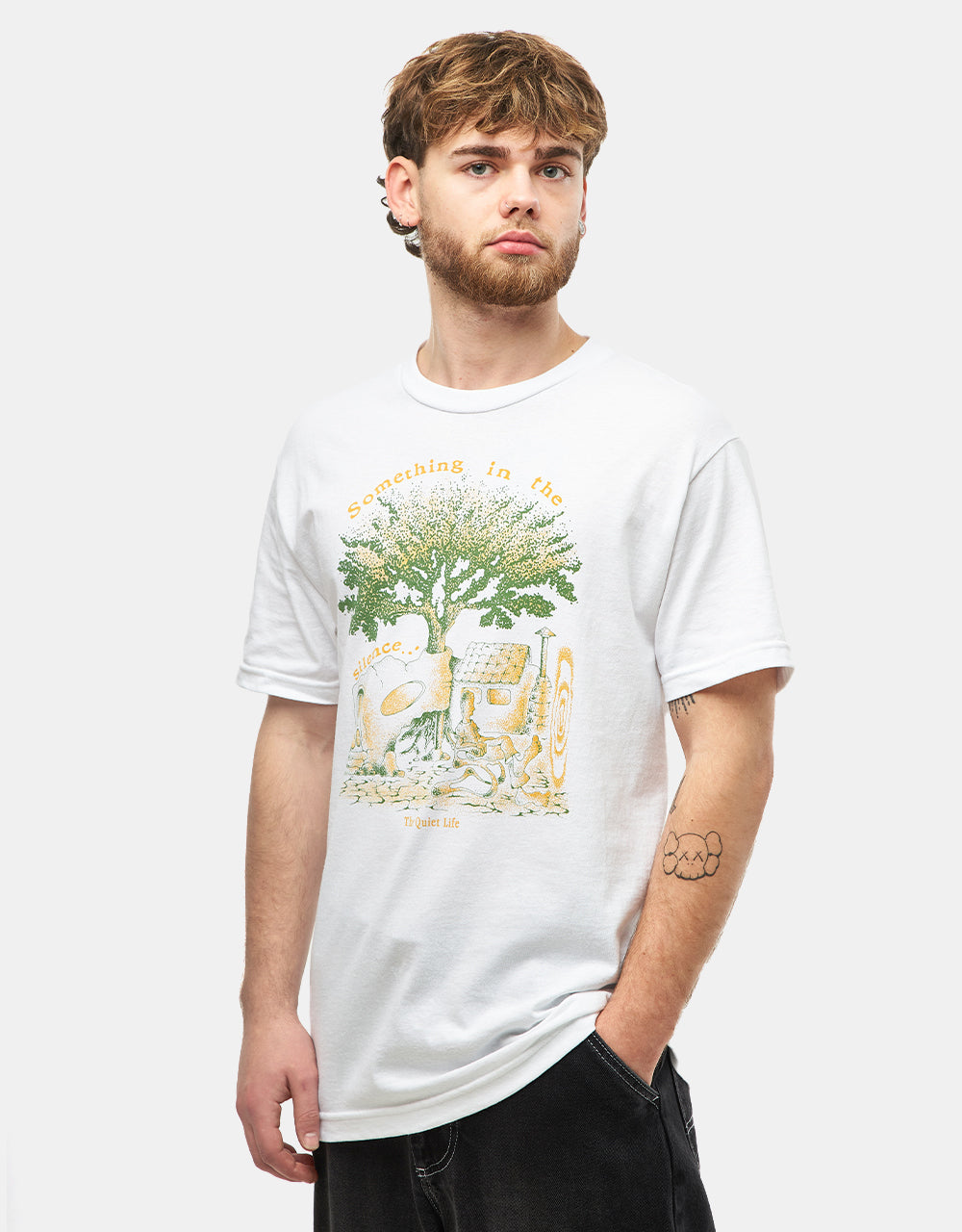 The Quiet Life x Hugo Bernier Something In The Silence T-Shirt - White