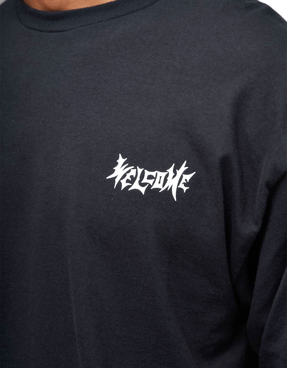 Welcome Saint L/S T-Shirt - Black