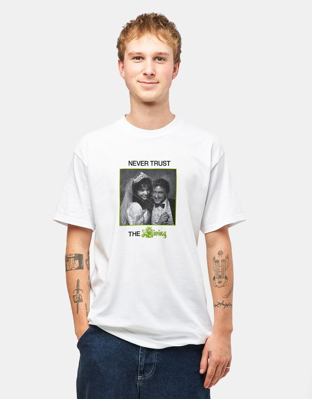 Welcome x Beetlejuice Trust T-Shirt - White