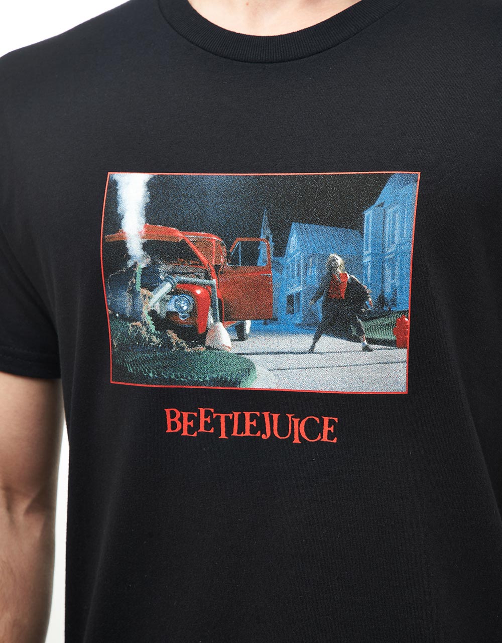 Welcome x Beetlejuice Tombstone T-Shirt - Black