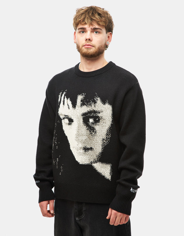 Welcome x Beetlejuice Lydia Knit Sweater - Black