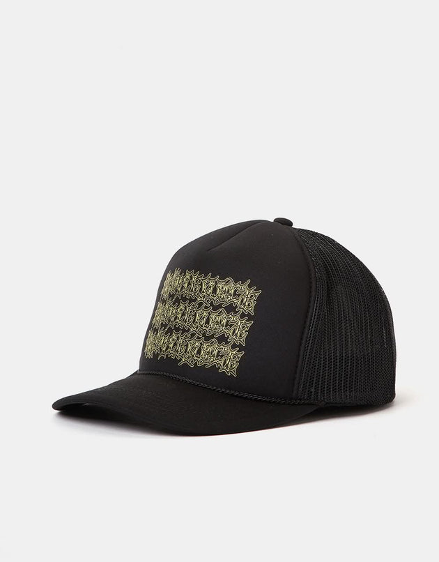 Welcome x Beetlejuice Three Times Foam Trucker Cap - Black