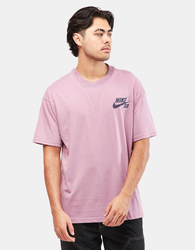 Nike SB Logo T-Shirt - Plum Dust