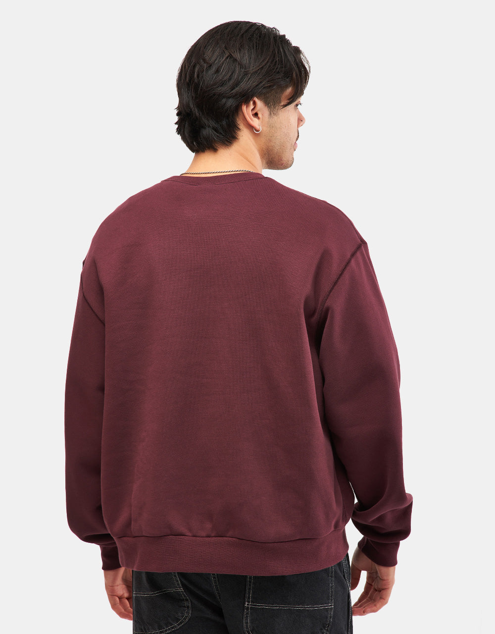 Nike SB Essential Logo Crew - Burgundy Crush/White