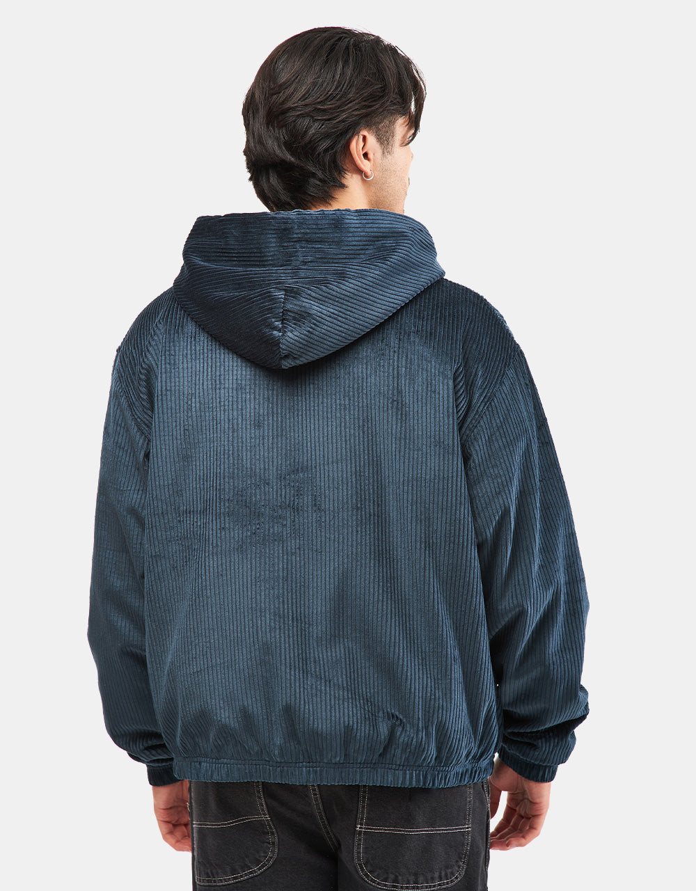 Nike SB Full Zip Hooded Cord Jacket - Armory Navy/Hyper Royal