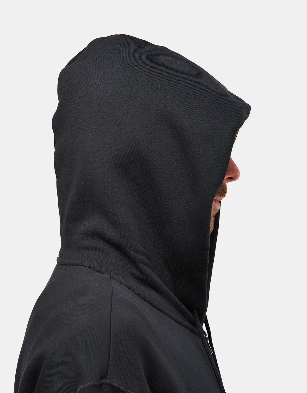 Nike SB Essential Logo Full Zip Hoodie - Black/White